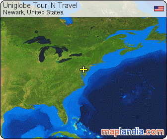 Uniglobe Tour 'N Travel satellite map