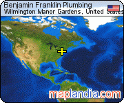Benjamin Franklin Plumbing satellite map