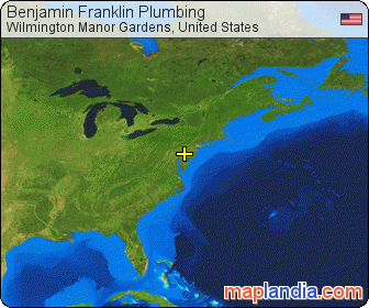 Benjamin Franklin Plumbing satellite map