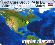 Foot Care Group PA In DE satellite map