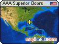 AAA Superior Doors satellite map