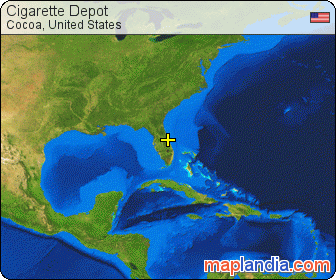 Cigarette Depot satellite map