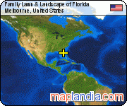 Family Lawn & Landscape of Florida  satellite map