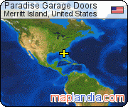 Paradise Garage Doors satellite map