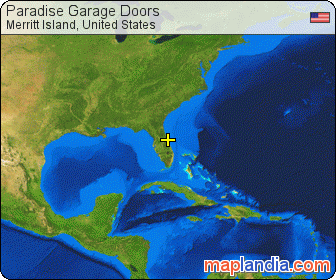 Paradise Garage Doors satellite map