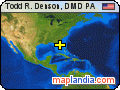 Todd R. Denson, DMD PA satellite map