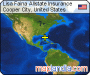 Lisa Faina Allstate Insurance satellite map