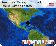 American College of Health satellite map