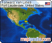 Forward Van Lines satellite map