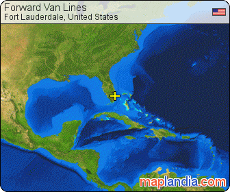 Forward Van Lines satellite map