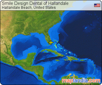 Smile Design Dental of Hallandale satellite map