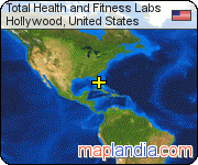 Total Health and Fitness Labs satellite map