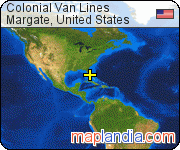 Colonial Van Lines satellite map