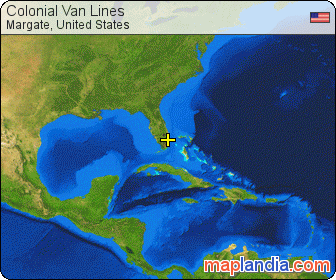 Colonial Van Lines satellite map