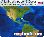 Atlantic Wallpaper & Decor satellite map