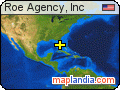 Roe Agency, Inc satellite map