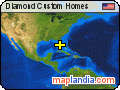 Diamond Custom Homes satellite map