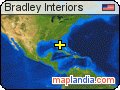 Bradley Interiors satellite map