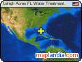 Lehigh Acres FL Water Treatment satellite map