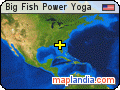 Big Fish Power Yoga satellite map