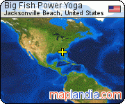 Big Fish Power Yoga satellite map