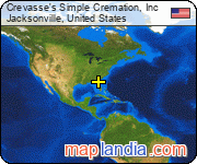 Crevasse's Simple Cremation, Inc satellite map