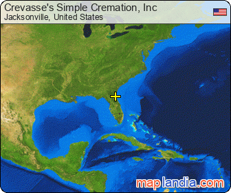 Crevasse's Simple Cremation, Inc satellite map