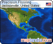 Precision Flooring satellite map