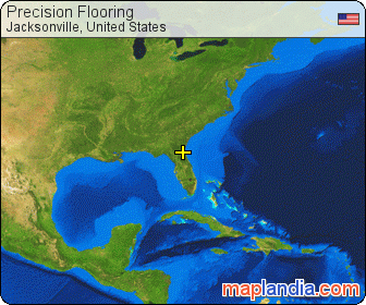 Precision Flooring satellite map