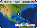 National Health Options satellite map