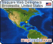 Ssquare Web Designers satellite map
