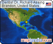 Dentist Dr. Richard Assing satellite map