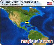 Suncoast Community Health Centers,  satellite map