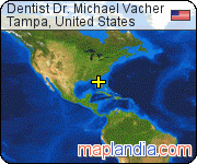 Dentist Dr. Michael Vacher satellite map