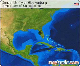 Dentist Dr. Tyler Blackenburg satellite map