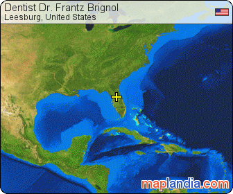 Dentist Dr. Frantz Brignol satellite map