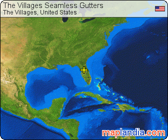 The Villages Seamless Gutters satellite map