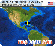 Johnson's Tree Service & Stump Grin satellite map