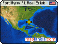 Fort Myers FL Real Estate satellite map