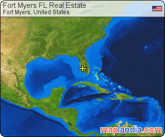 Fort Myers FL Real Estate satellite map