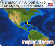 Hampton Inn Airport & I-75 satellite map