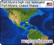 Fort Myers high rise specialist satellite map