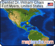 Dentist Dr. William Chais satellite map