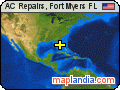 AC Repairs, Fort Myers FL satellite map