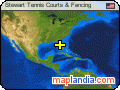Stewart Tennis Courts & Fencing satellite map