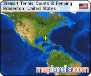 Stewart Tennis Courts & Fencing satellite map