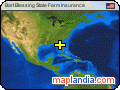 Bart Blessing State Farm Insurance satellite map