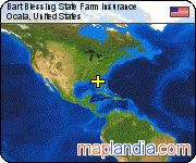 Bart Blessing State Farm Insurance satellite map