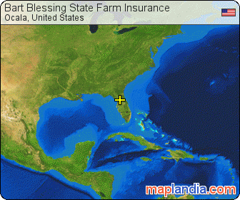 Bart Blessing State Farm Insurance satellite map