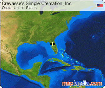 Crevasse's Simple Cremation, Inc satellite map
